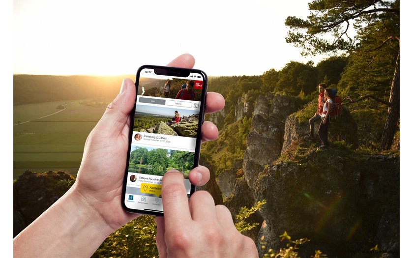 Digitale Wandernadel für den Rothaarsteig und die Top Trails of Germany
