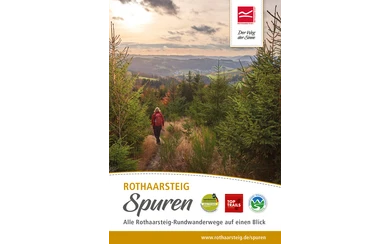 Cover picture brochure Rothaarsteig trails