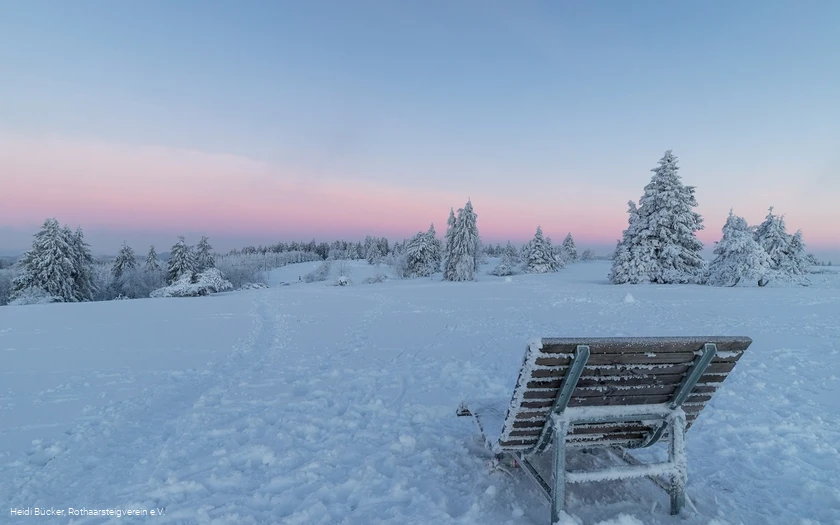 Winterlandschaft auf dem Kahler Asten