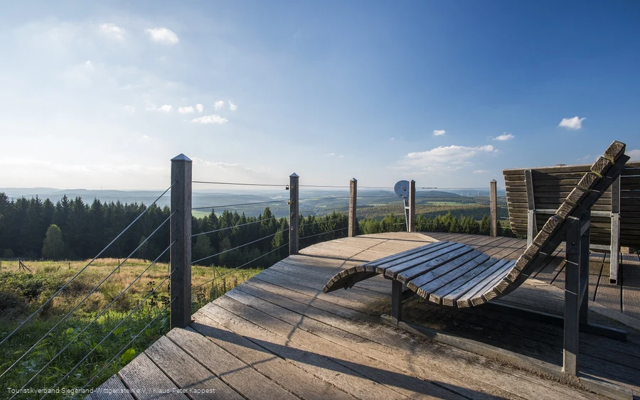 Aussichtsplattform Nase im Wind am Rothaarsteig