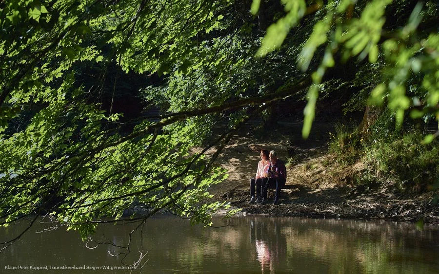 Rast am Weidelbacher Weiher
