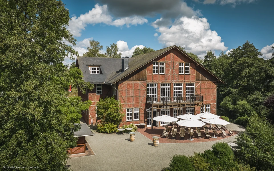 Aerial Views of the Itterbach Estate & Residence with Terrace