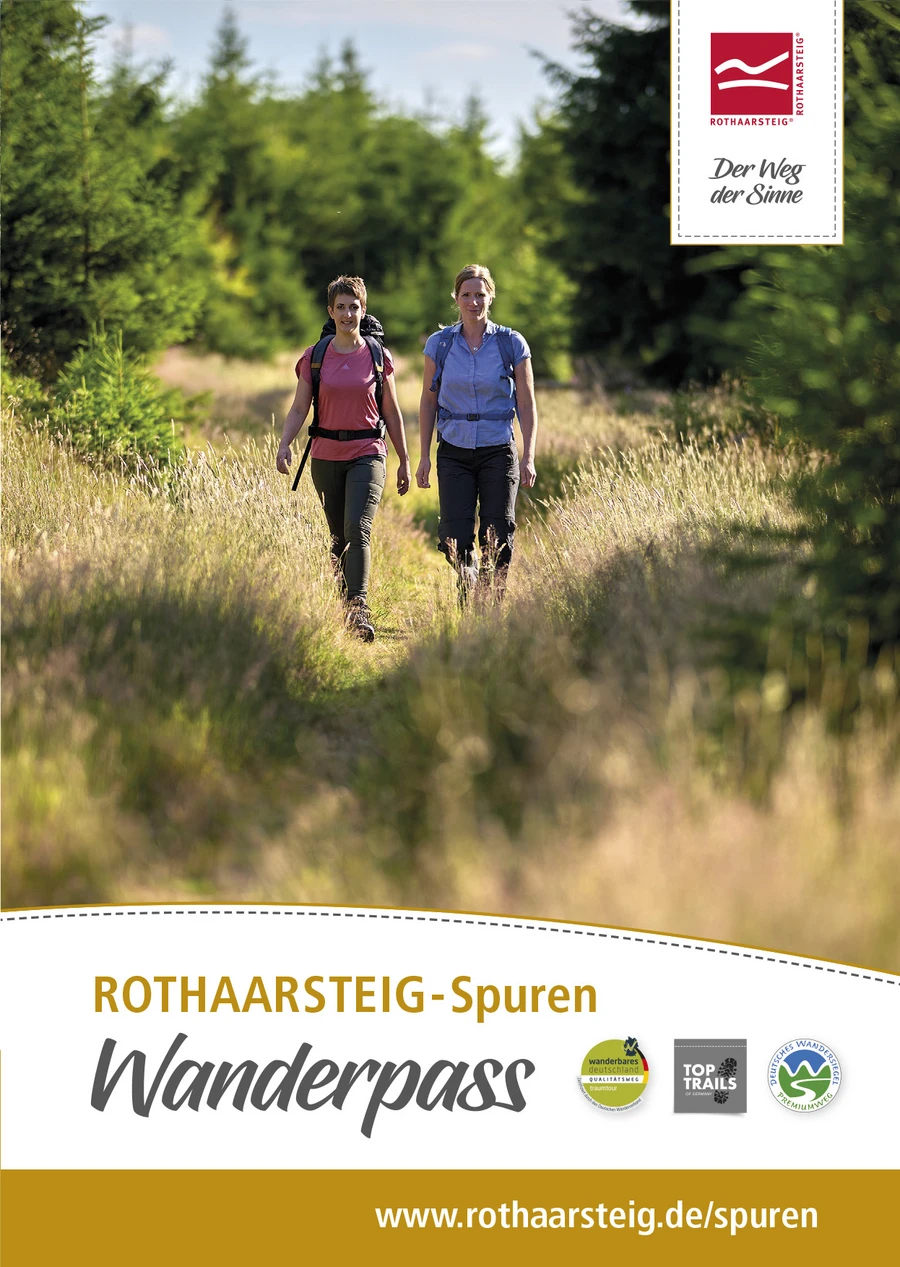 Titelbild des Wanderpasses f&uuml;r die Rothaarsteig-Spuren