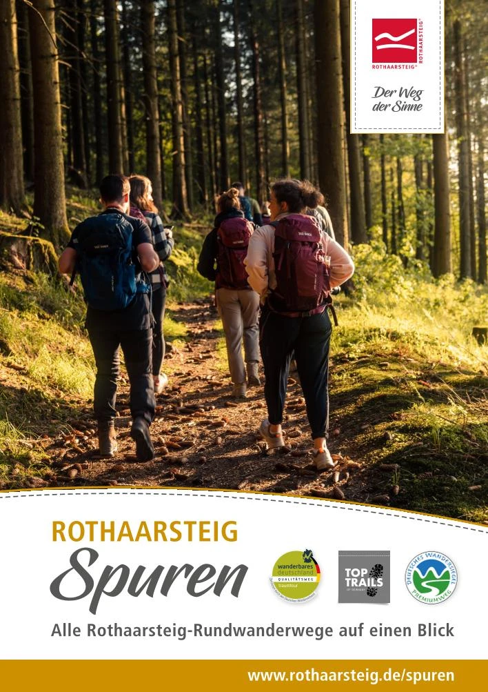 Titelbild Brosch&uuml;re Rothaarsteig-Spuren