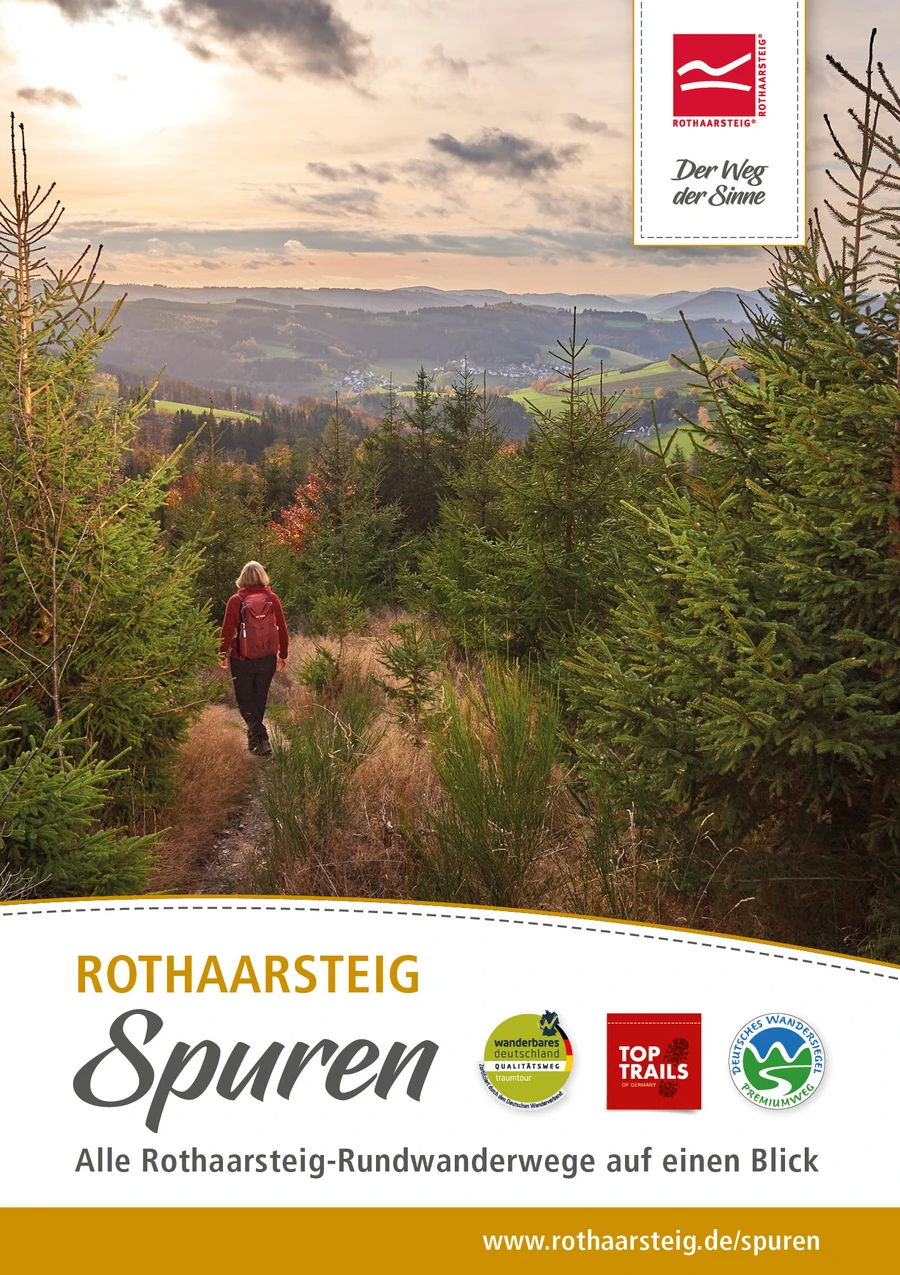 Cover picture brochure Rothaarsteig trails