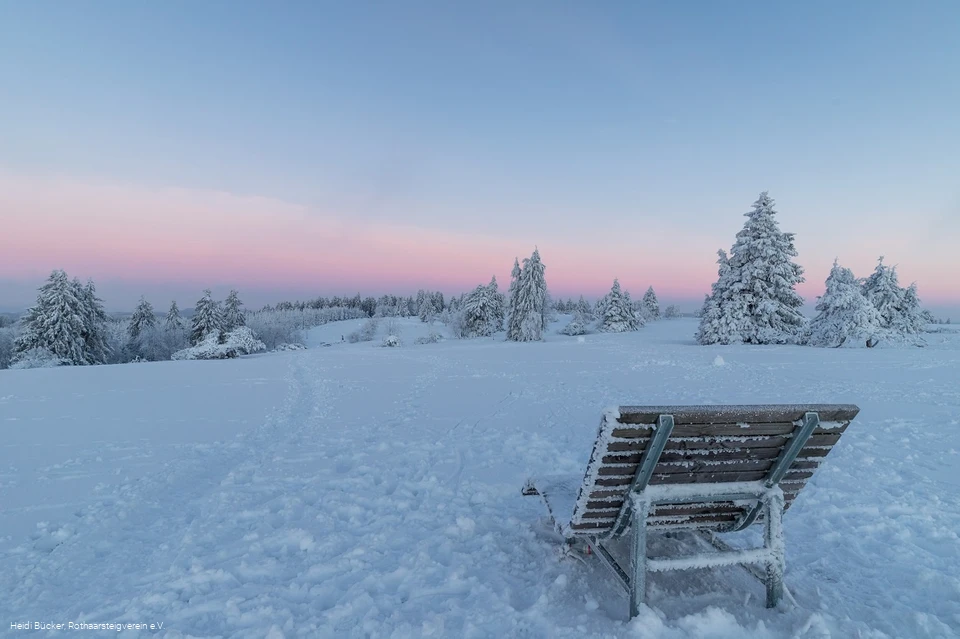 Winterlandschaft auf dem Kahler Asten